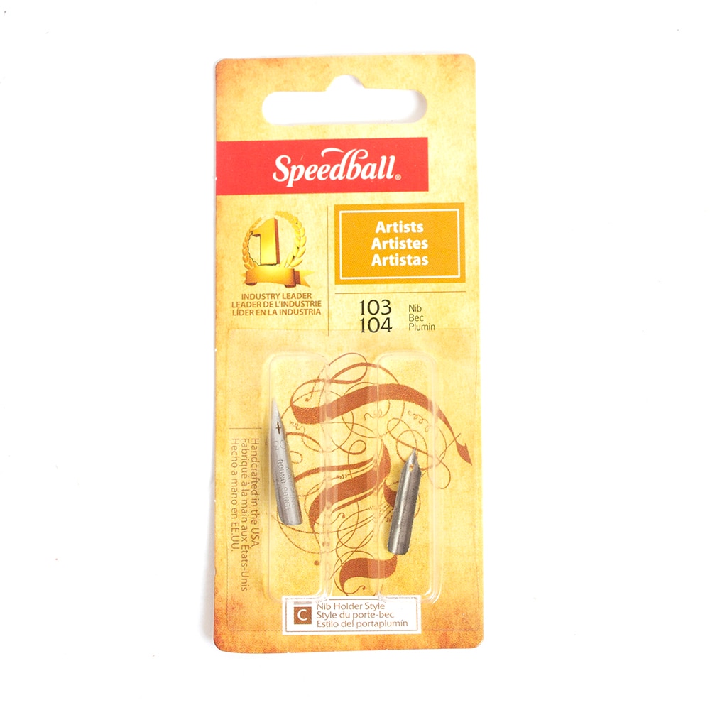 Speedball, Artist Nibs, 103/104, Twin Pack